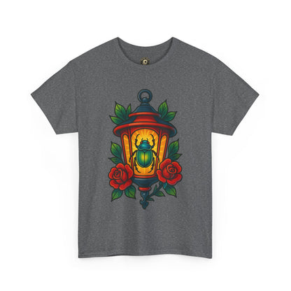 Vintage Lantern Beetle Unisex Heavy Cotton Tee - Eccentric Nature Lover Gift, 90s Aesthetic T-Shirt, Botanical Art Apparel, Summer [...]