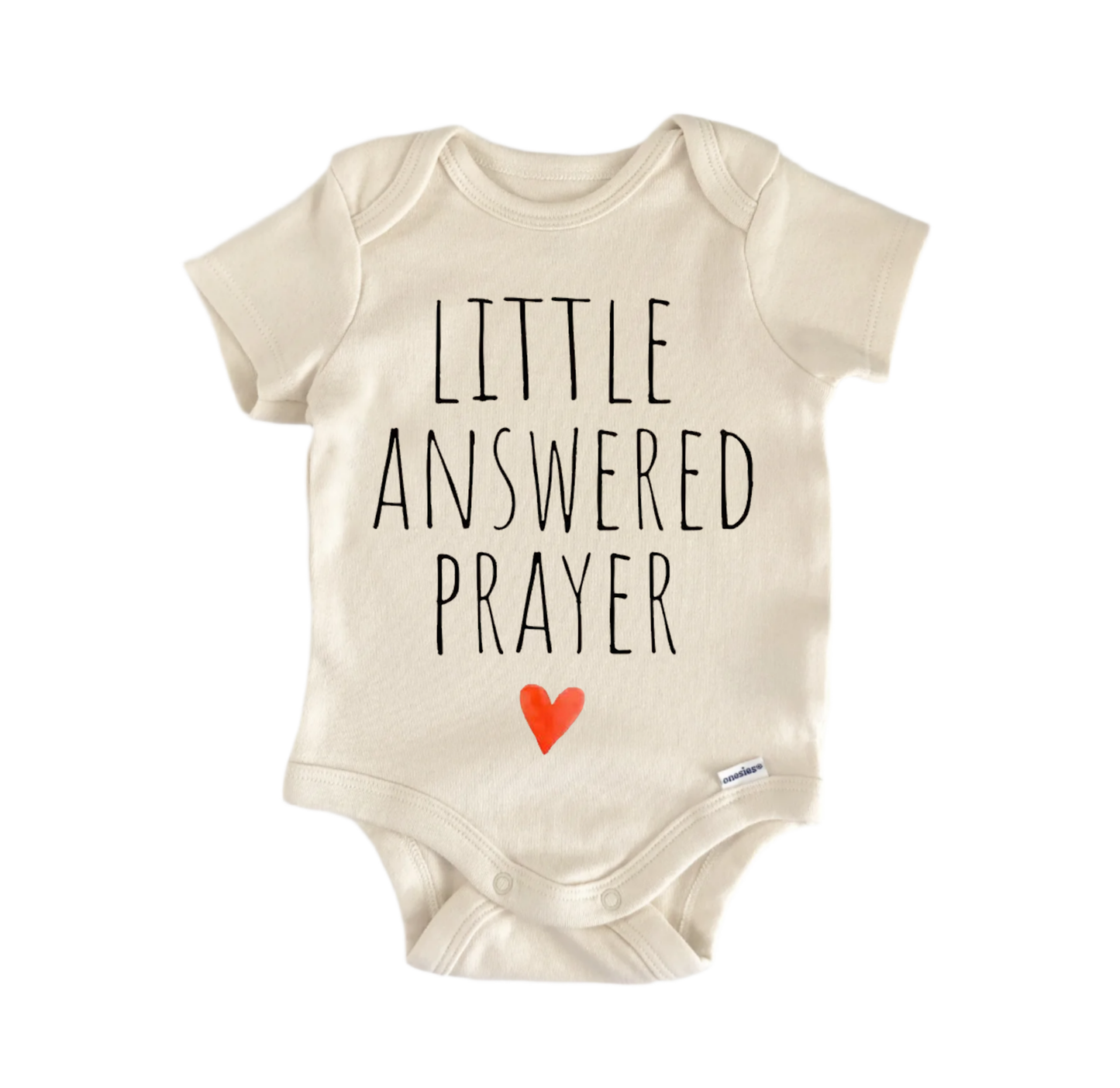 Answered Prayer Religious Newborn Baby Onesie® Bodysuit