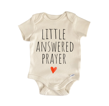 Answered Prayer Religious Newborn Baby Onesie® Bodysuit