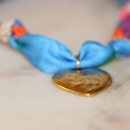 Heartstrings & Hues Scarf Necklace