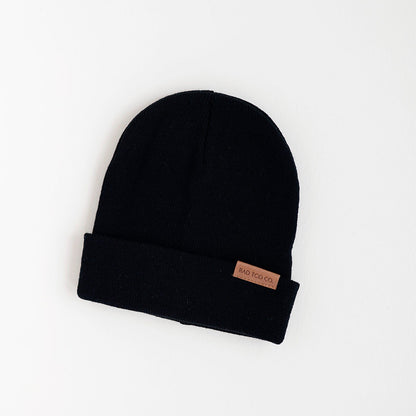 CLASSIC BLACK TODDLER BEANIE