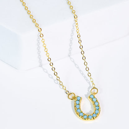 Lucky Charm Turquoise Necklace