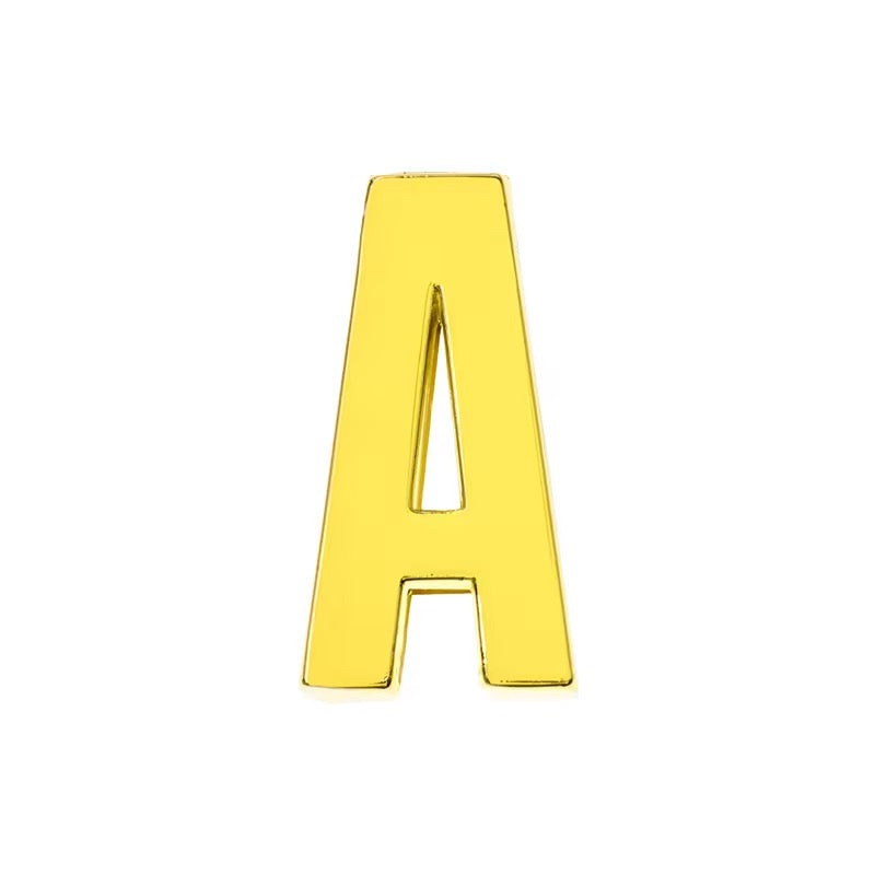 Scarf Slide Letters – 30mm – 14K Gold Non Tarnish