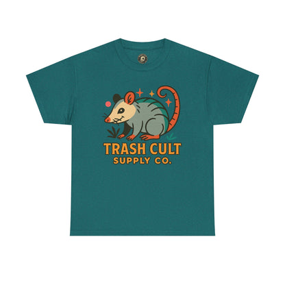 Trash Cult Unisex Cotton Tee, Trendy Apparel, Gift for Nature Lovers, Eco-Friendly Fashion, Unique Graphic Tee, Beach Casual Wear