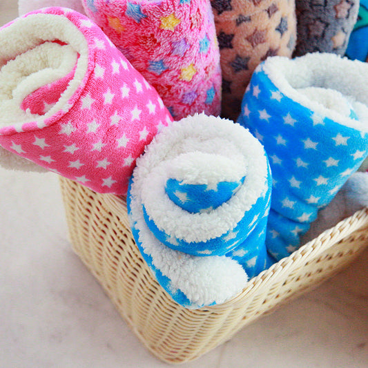 Cute Printed Pet Blankets Mats