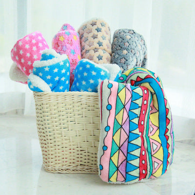 Cute Printed Pet Blankets Mats