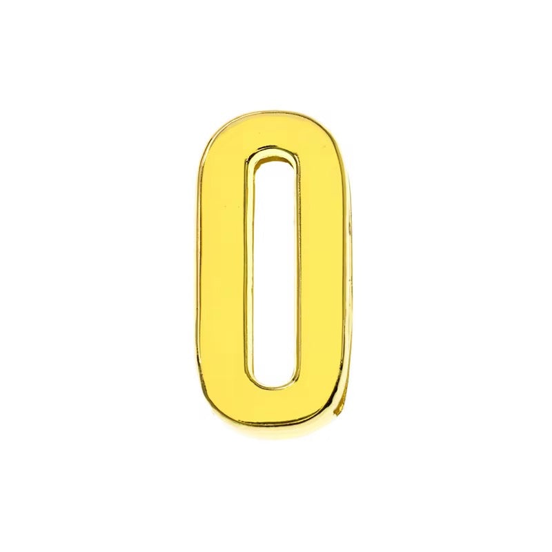 Scarf Slide Letters – 30mm – 14K Gold Non Tarnish
