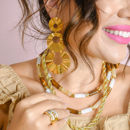 Caramel Candy Bar Chic Necklace