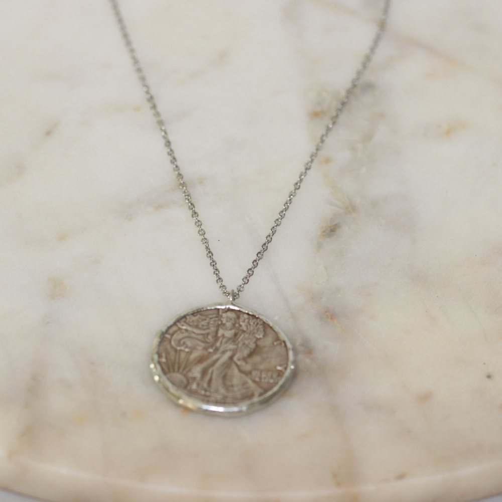 Liberty Coin Necklace (Replica Coin)