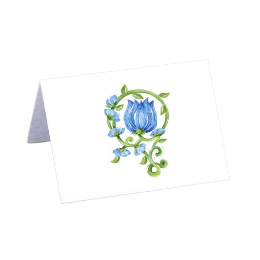 Garden and Vine - Blue Place Cards
