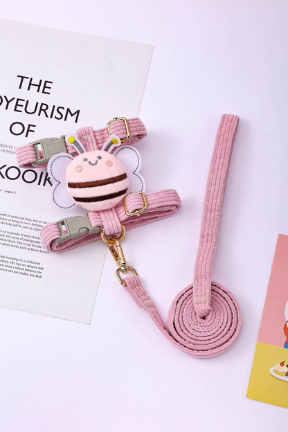 Cute Traction Rope Dog Vest