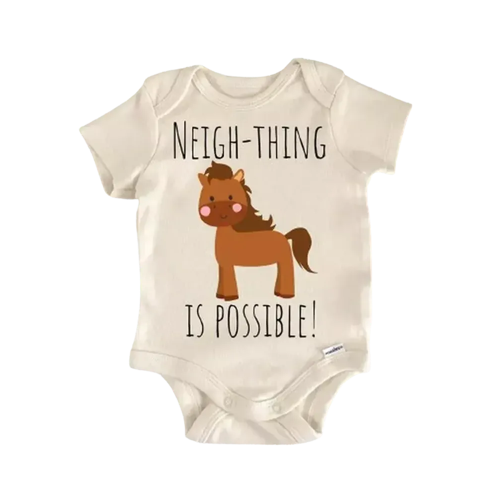 Horse Equestrian Newborn Baby Onesie® Bodysuit