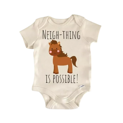 Horse Equestrian Newborn Baby Onesie® Bodysuit