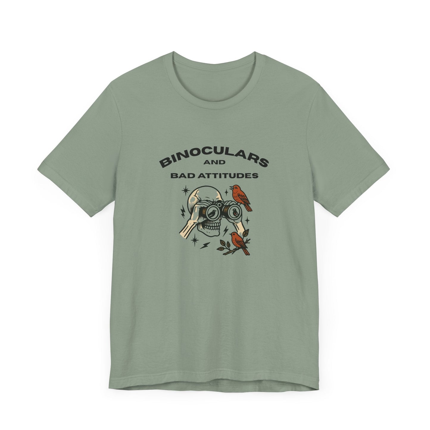 Bird Watching Is Hardcore T-Shirt | Funny Punk Birder Shirt for Misfits & Field Freaks