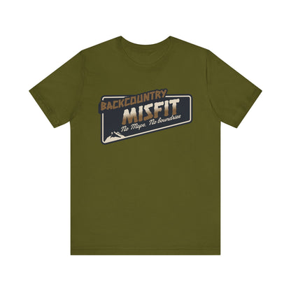 Backcountry Misfit T-Shirt | Rugged Hiking Tee for Trail Rebels & Off-Grid Wanderers
