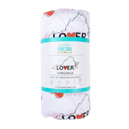 Virginia Baby Muslin Swaddle Receiving Blanket Extra Large 47 x 47