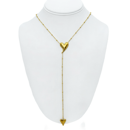 Two of a Kind Gold Necklace