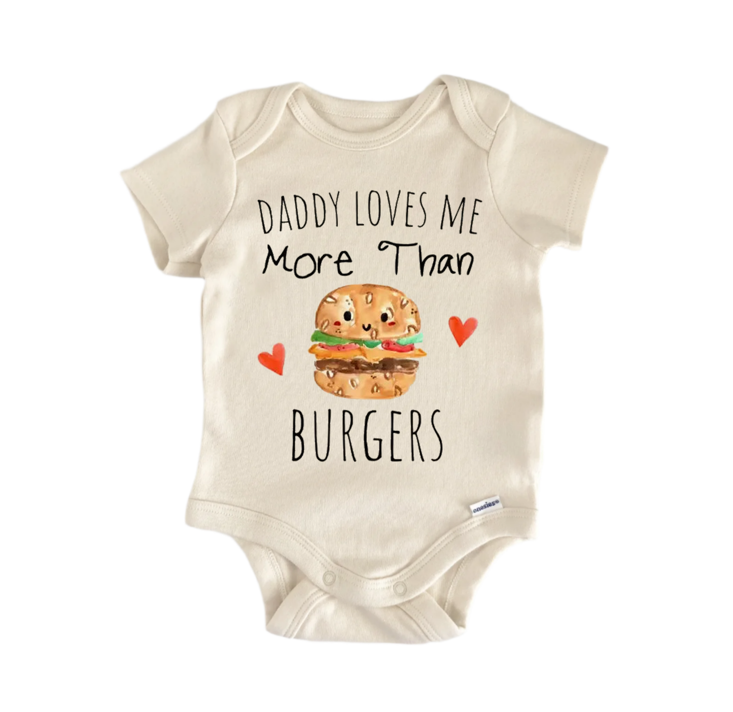 Bbq Burger Newborn Gift Baby Onesie® Bodysuit