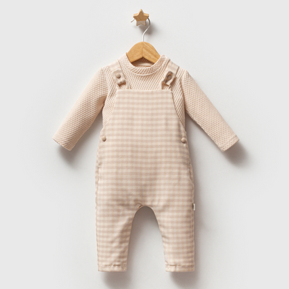 Baby Gingham Dungaree Set
