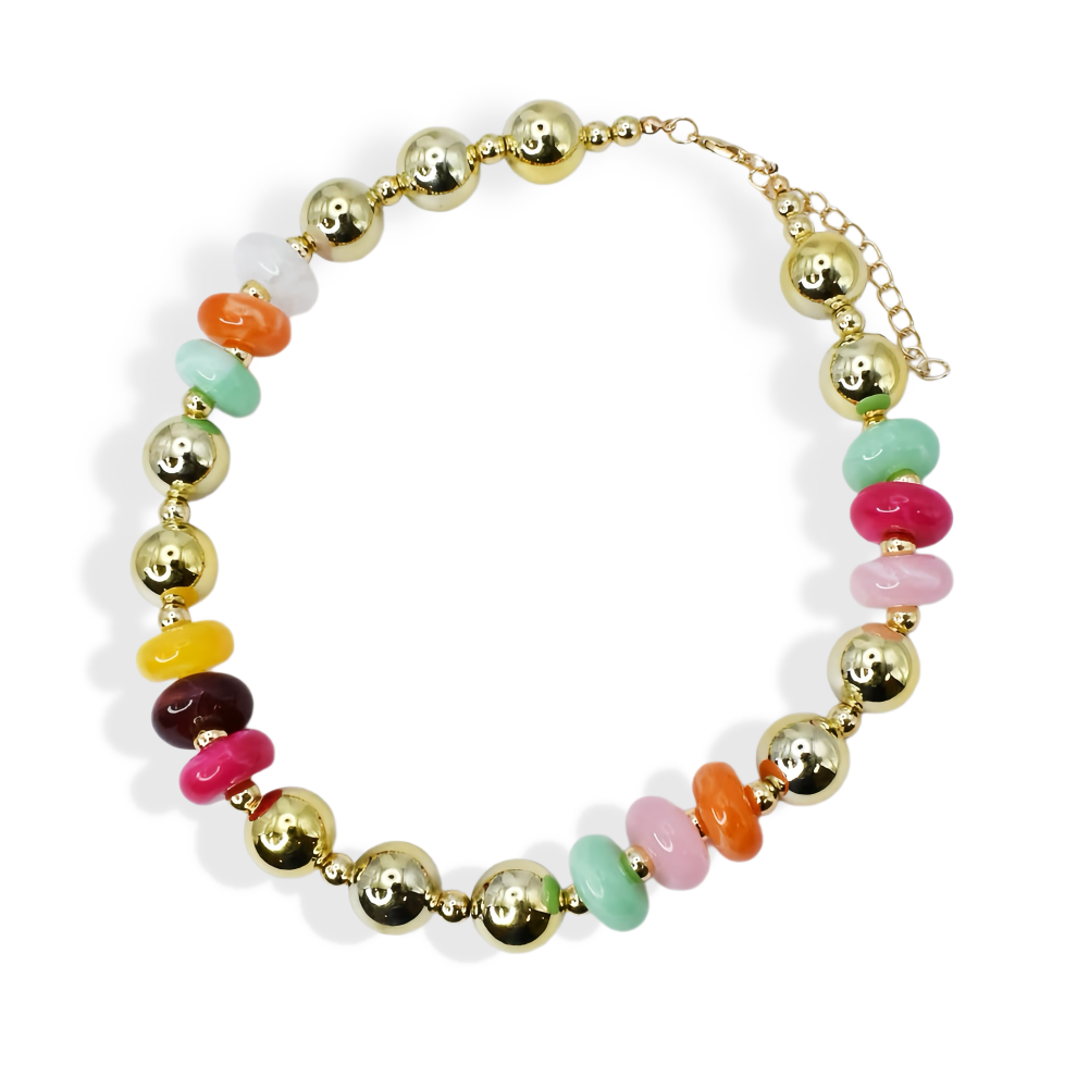 Gem Pop Gold Necklace