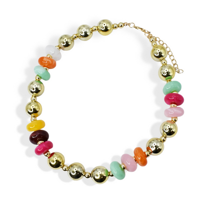 Gem Pop Gold Necklace