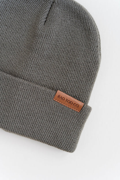 CLASSIC OLIVE TODDLER KNIT BEANIE