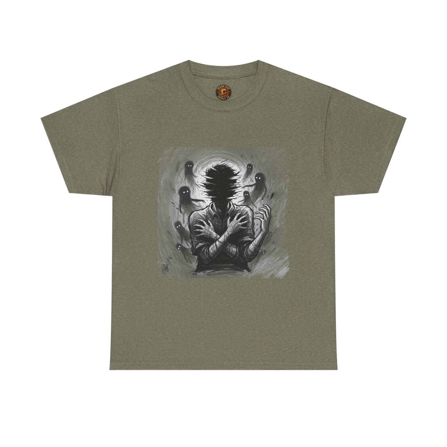 Xian Allen x Trash Cult Shirt – “Don’t Let Them In” | Ghost Spiral Emotional Horror Tee