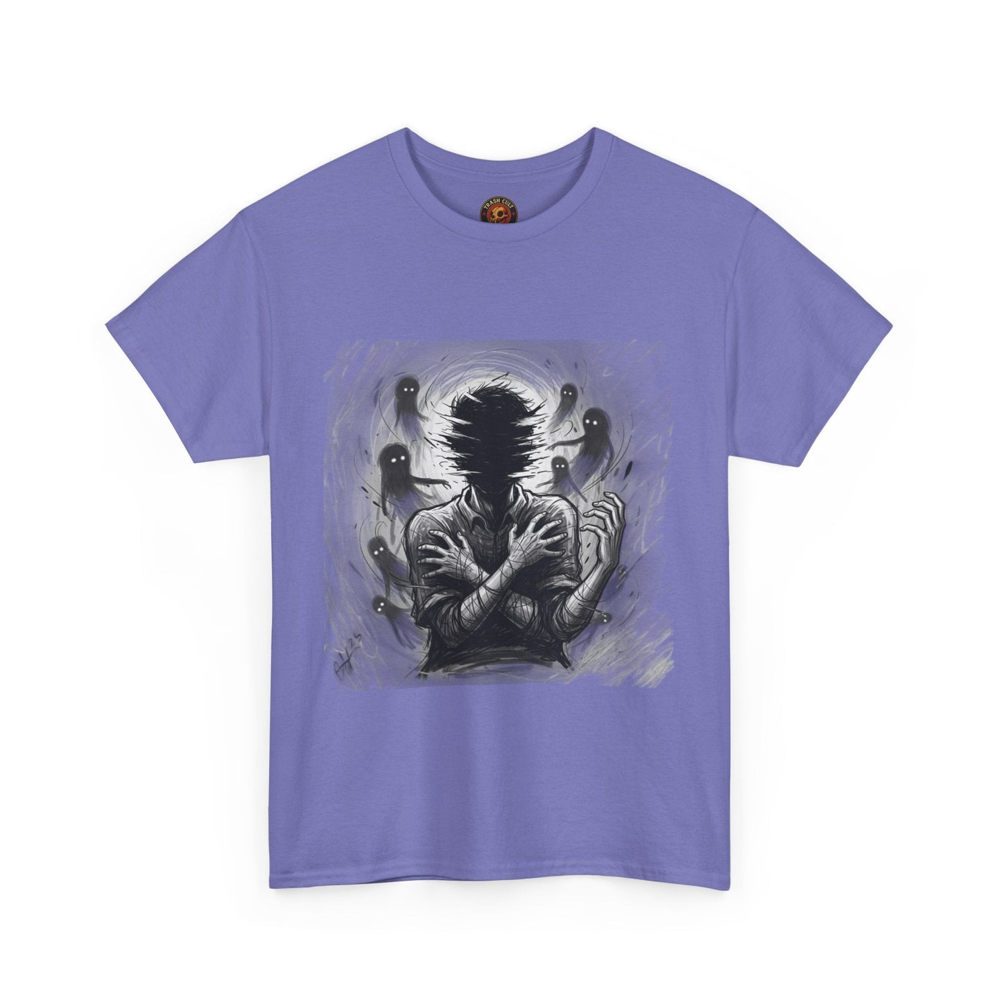 Xian Allen x Trash Cult Shirt – “Don’t Let Them In” | Ghost Spiral Emotional Horror Tee