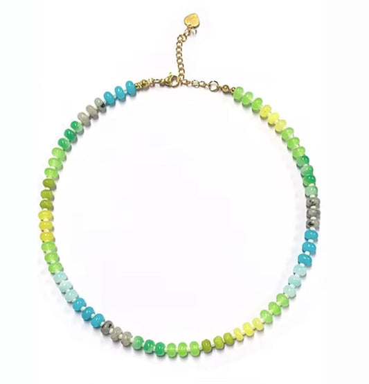 Natural Colorful Beaded Necklaces