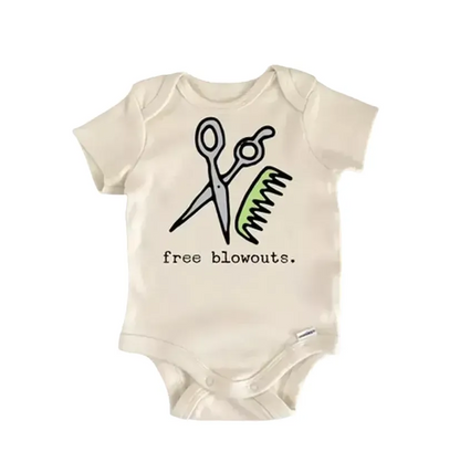 Hairdresser Salon Newborn Baby Onesie® Bodysuit