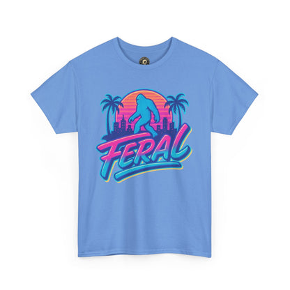 Retro Feral Bigfoot Tee – Tropical Chaos Meets Cryptid Cool