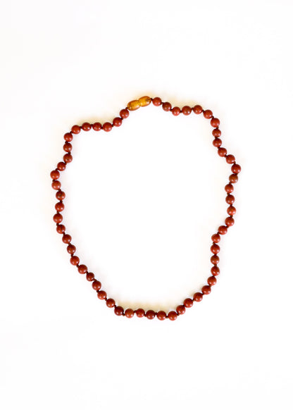 Pure Gemstone + Red Jasper || Necklace