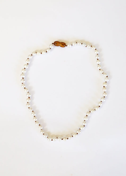 Pure Gemstone + Pearl || Necklace