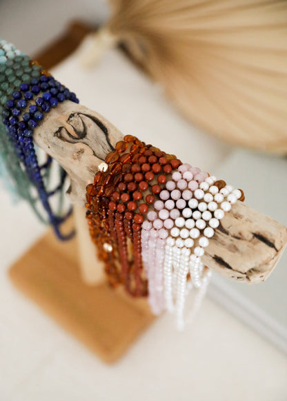 Pure Gemstone + Pearl || Necklace