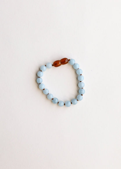 Pure Gemstone + Aquamarine|| Anklet or Bracelet