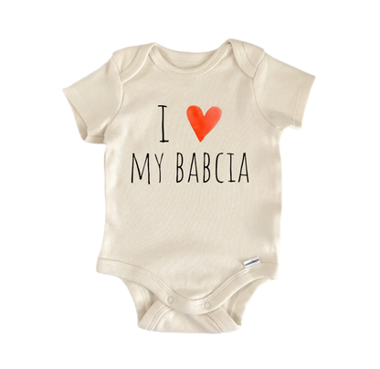 Babcia Poland Newborn Baby Onesie® Bodysuit