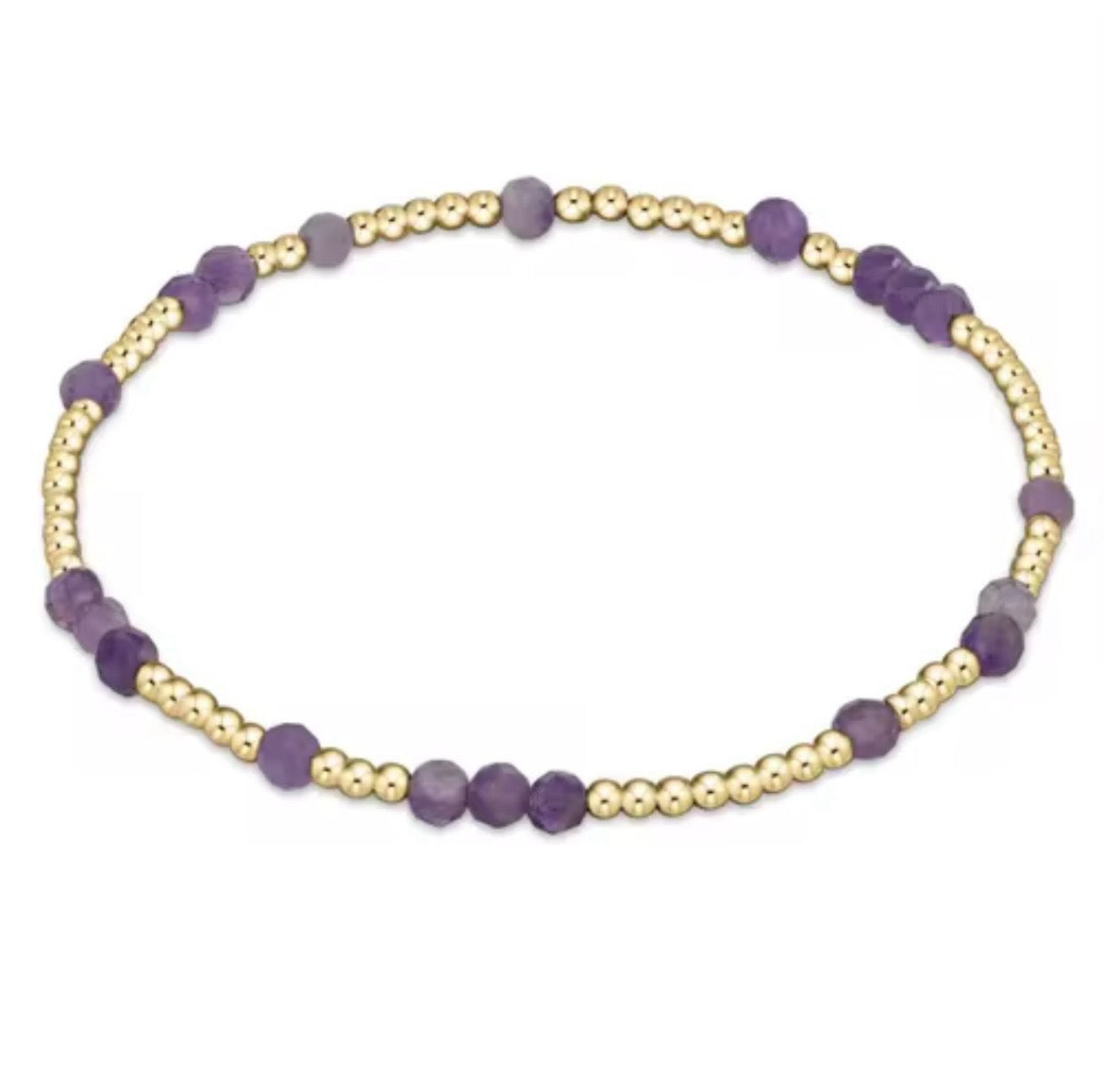 Gold Beaded Crystal Waterproof Non-Tarnish Bracelets