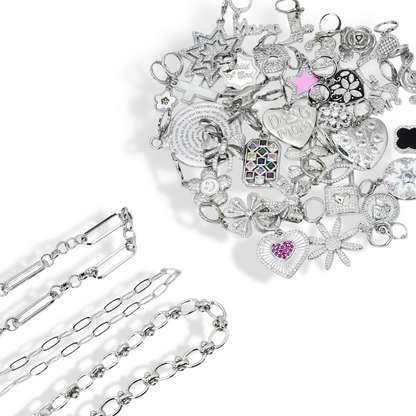 Mystery Charms Kit Silver