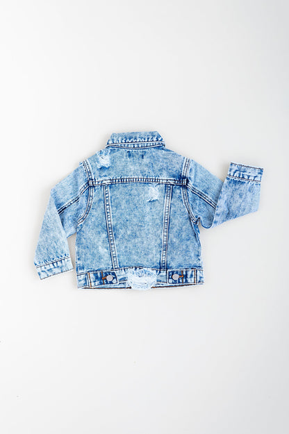 DISTRESSED DENIM JACKET