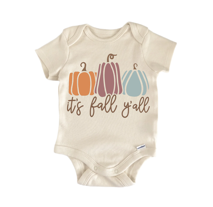 Its Fall Yall Pumpkin Newborn Baby Onesie® Bodysuit