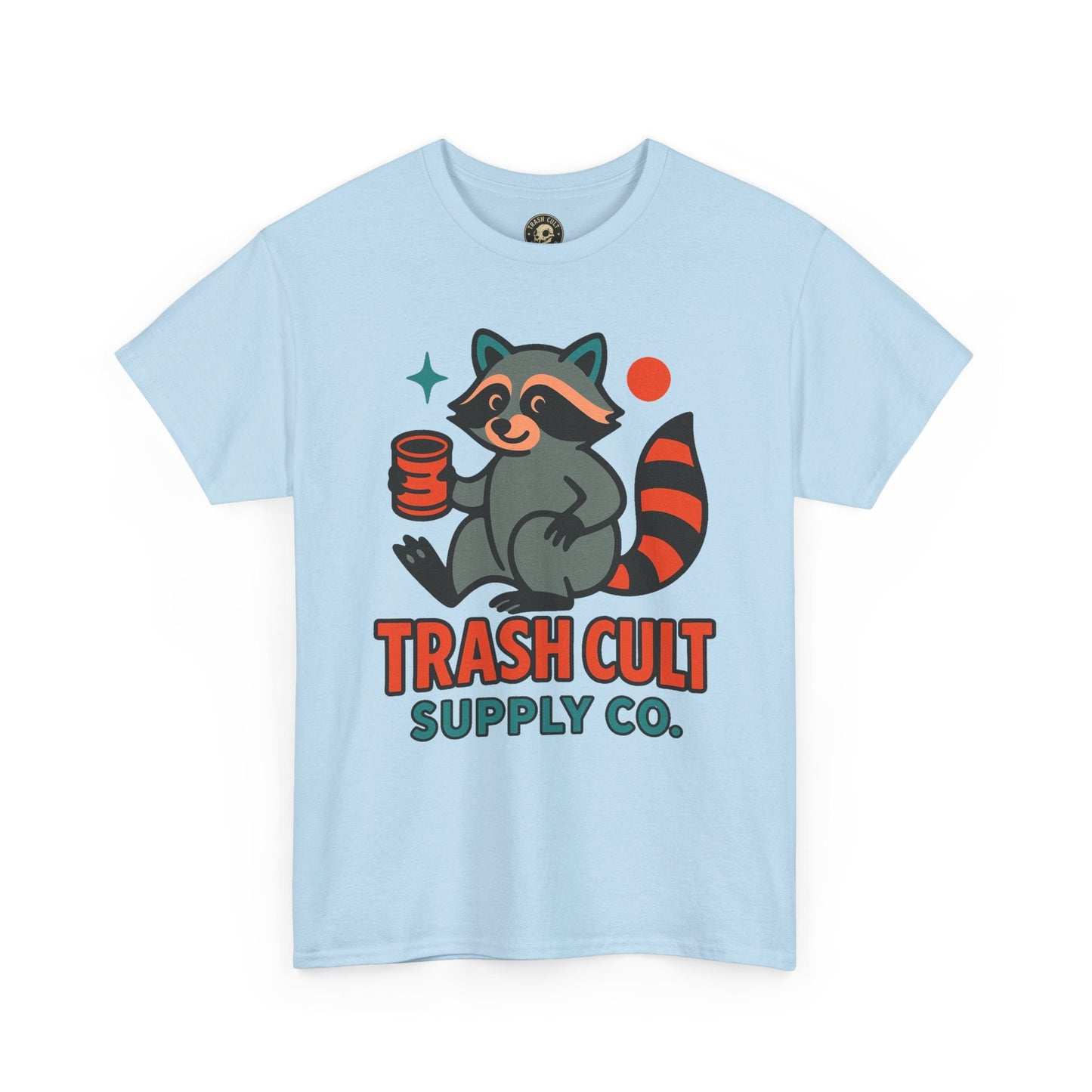 Trash Cult Supply Co. Unisex Heavy Cotton Tee, Eco-Friendly Tee, Gift for Raccoon Lovers, Cute Graphic T-Shirt, Trendy Streetwear, [...]