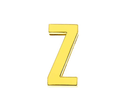 Scarf Slide Letters – 30mm – 14K Gold Non Tarnish