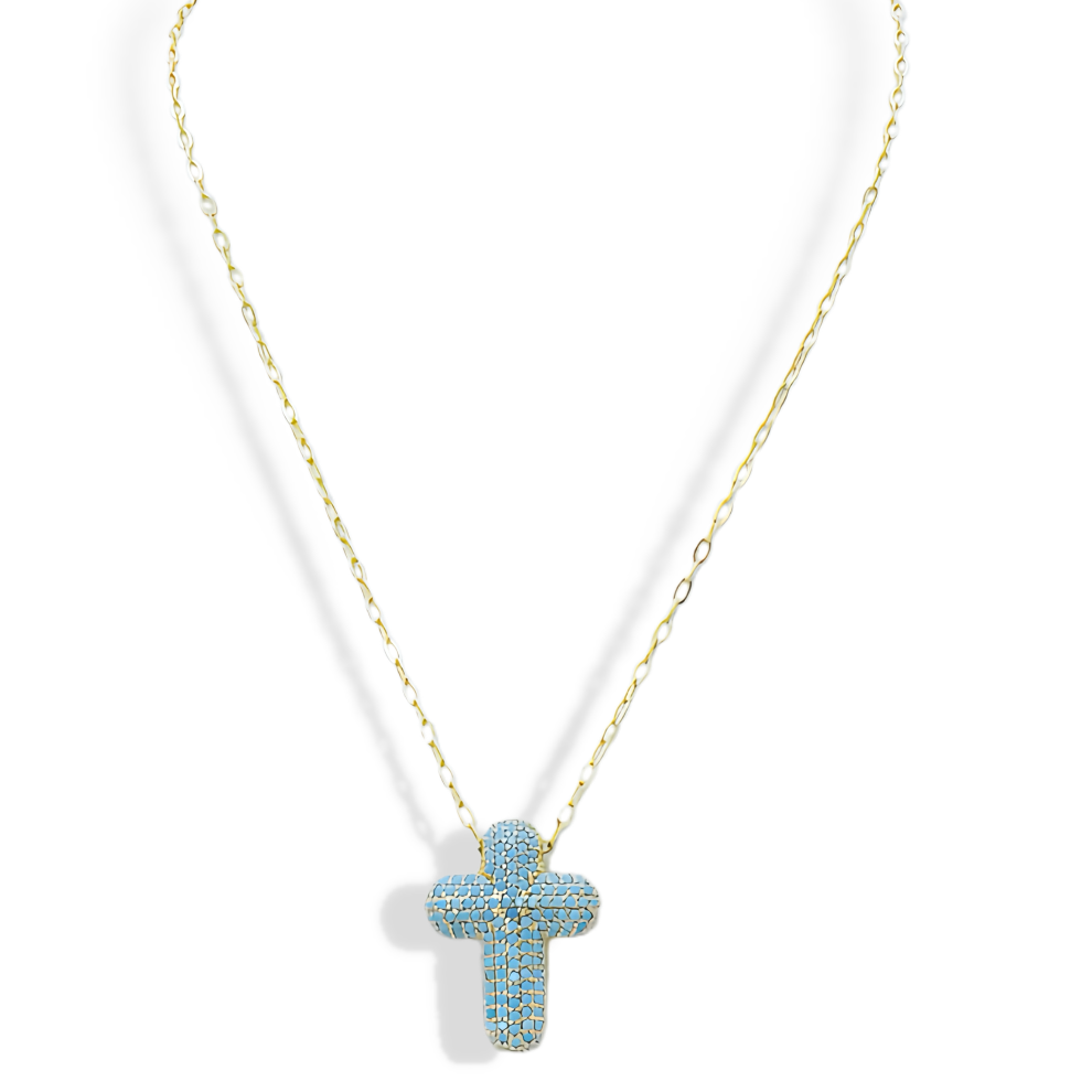 Faithful Glow Turquoise Necklace