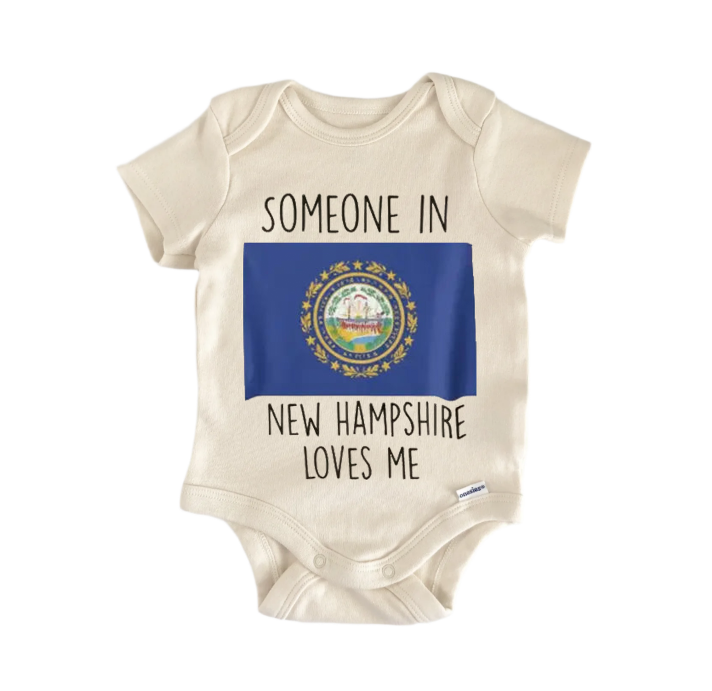 New Hampshire Newborn Baby Onesie® Bodysuit
