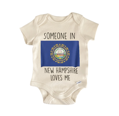 New Hampshire Newborn Baby Onesie® Bodysuit