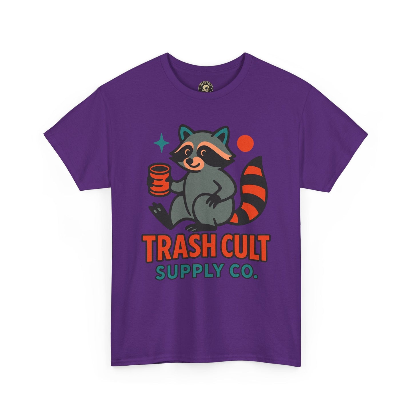 Trash Cult Supply Co. Unisex Heavy Cotton Tee, Eco-Friendly Tee, Gift for Raccoon Lovers, Cute Graphic T-Shirt, Trendy Streetwear, [...]