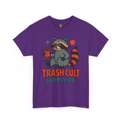 Trash Cult Supply Co. Unisex Heavy Cotton Tee, Eco-Friendly Tee, Gift for Raccoon Lovers, Cute Graphic T-Shirt, Trendy Streetwear, [...]