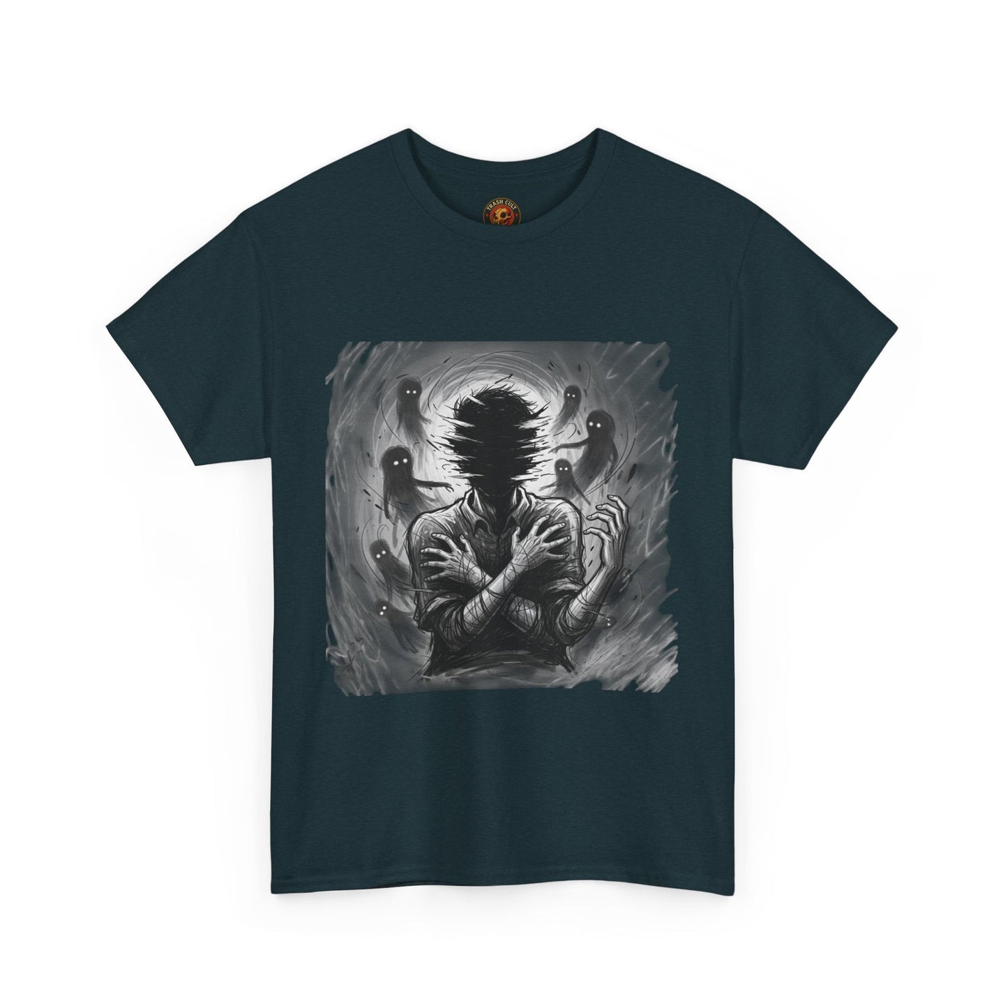 Xian Allen x Trash Cult Shirt – “Don’t Let Them In” | Ghost Spiral Emotional Horror Tee