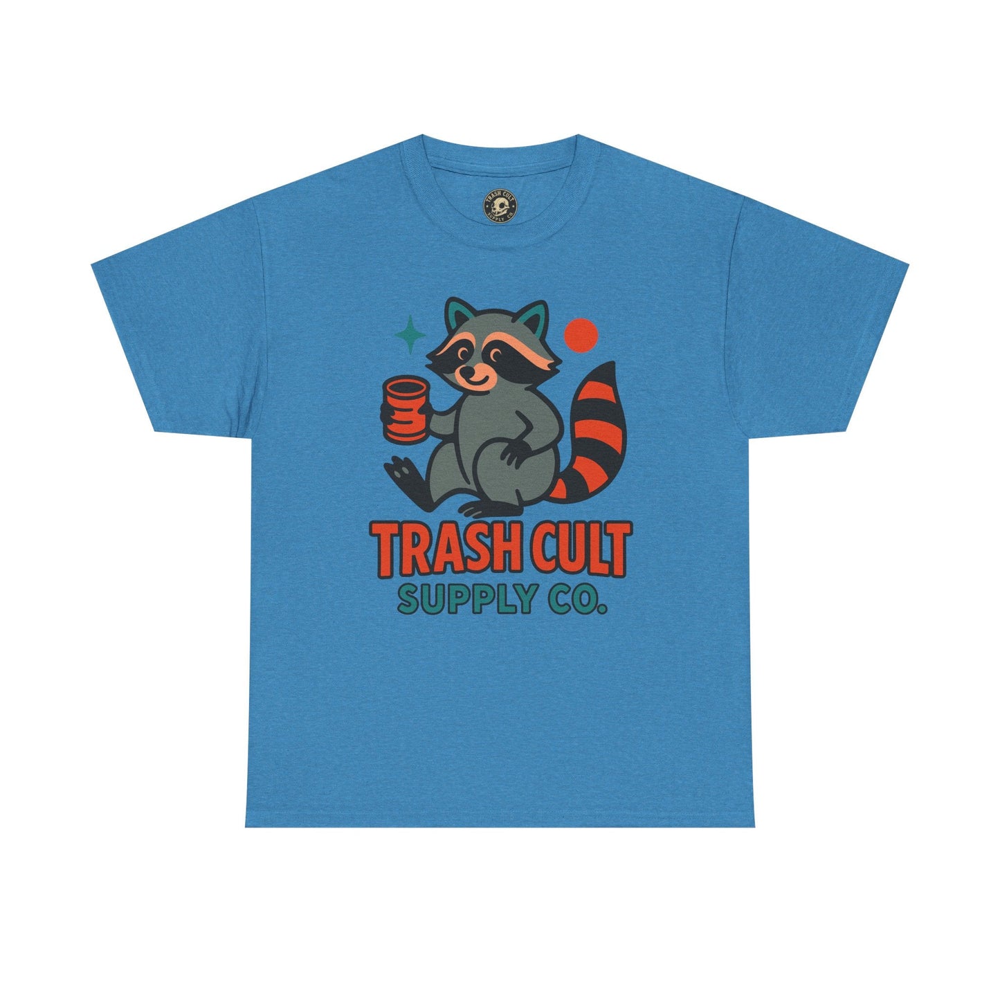 Trash Cult Supply Co. Unisex Heavy Cotton Tee, Eco-Friendly Tee, Gift for Raccoon Lovers, Cute Graphic T-Shirt, Trendy Streetwear, [...]