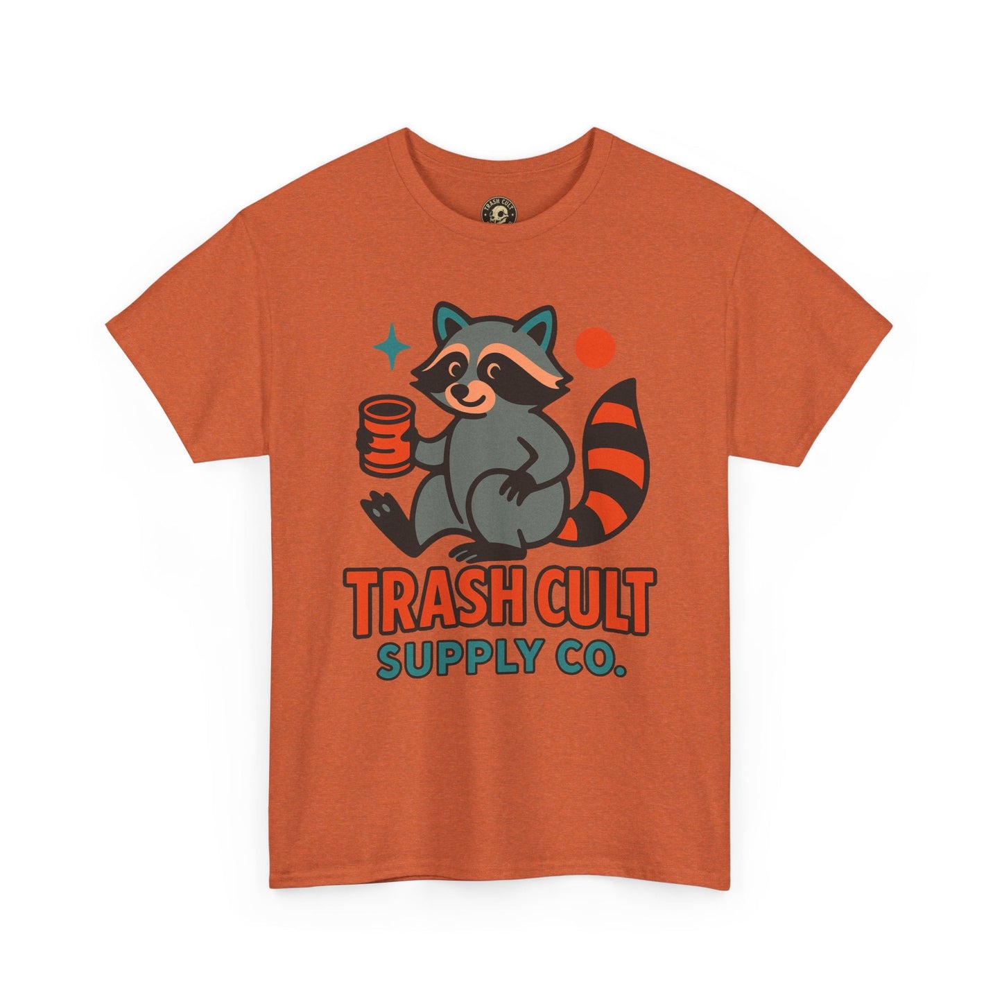 Trash Cult Supply Co. Unisex Heavy Cotton Tee, Eco-Friendly Tee, Gift for Raccoon Lovers, Cute Graphic T-Shirt, Trendy Streetwear, [...]